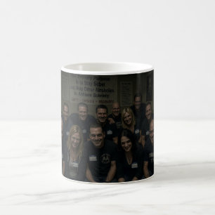Tasse de satire de récupération de photo de groupe