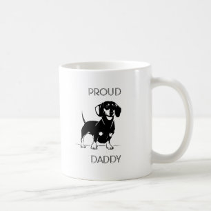 Tasse de saucisse illustrée par papa fier de