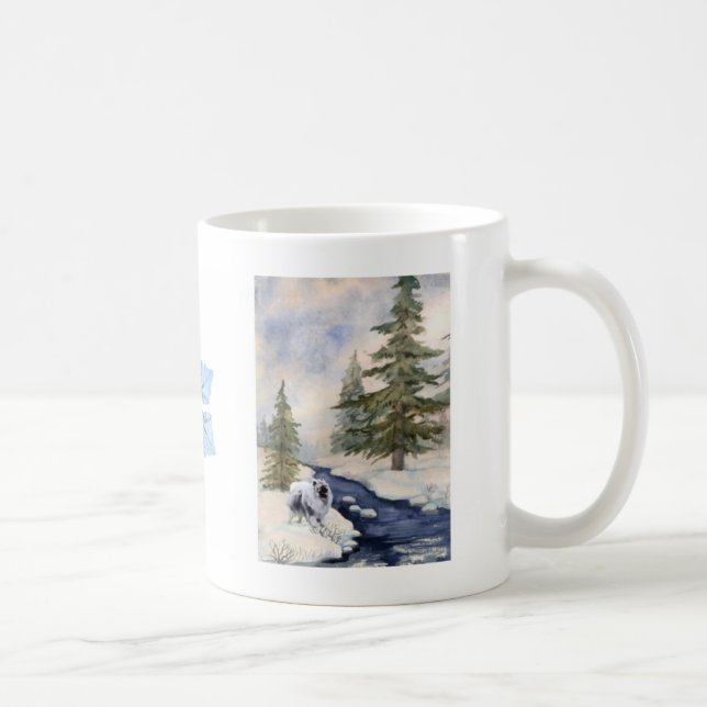 Tasse de scène d'hiver (Droite)