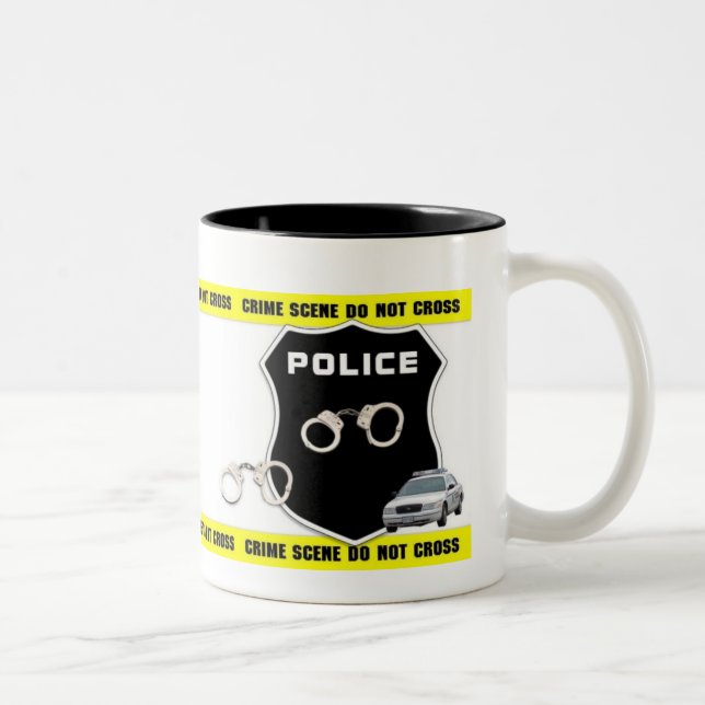Tasse de scène du crime de policier (Droit)
