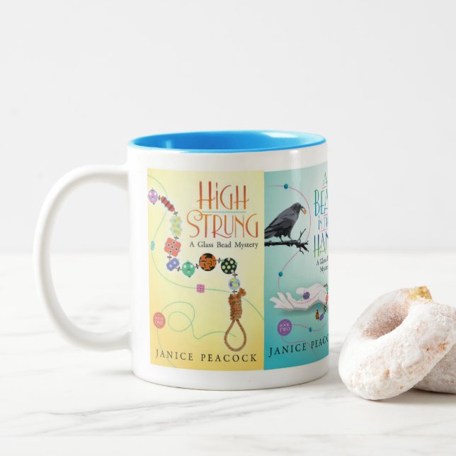 Tasse de série de mystère de perle en verre (Avec donut)