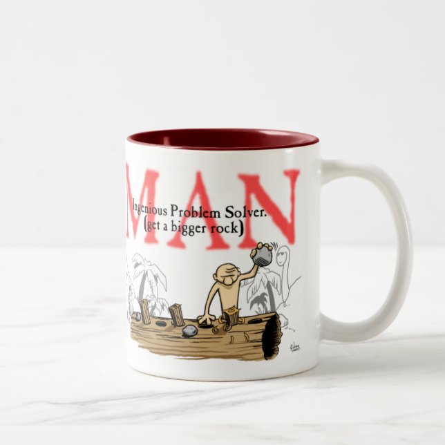 Tasse de série d'HOMME - solutionneur de problèmes (Droit)