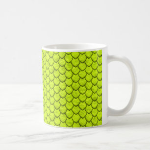 Tasse de serpent vert de Fluo