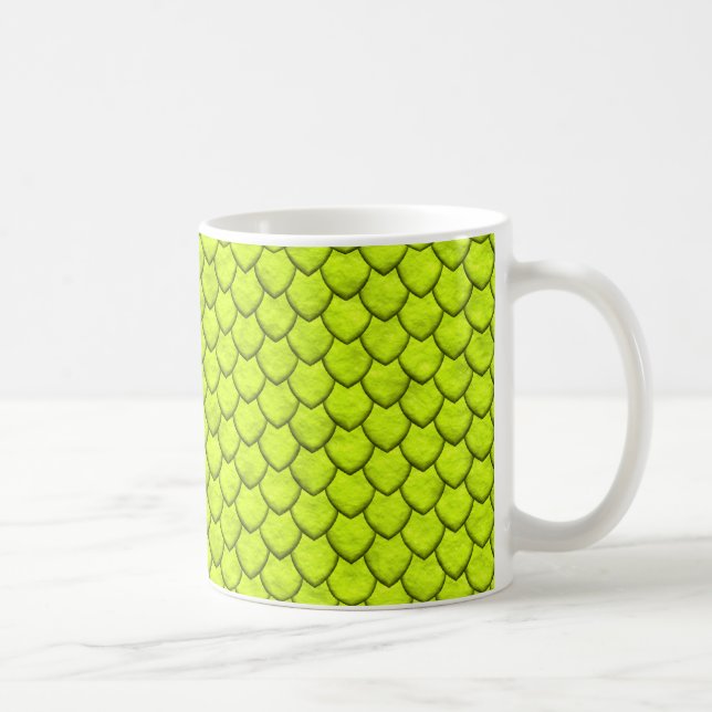 Tasse de serpent vert de Fluo (Droite)