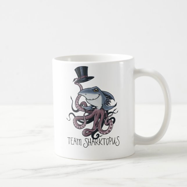 Tasse de Sharktopus d'équipe de bande dessinée (Droite)