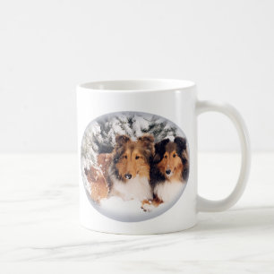 Tasse de Shelties de neige