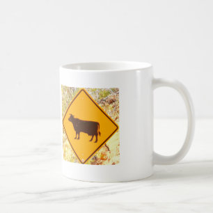 tasse de signe de vache