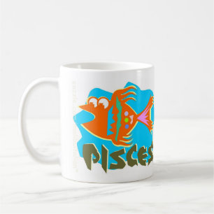 Tasse de signe de zodiaque de Poissons