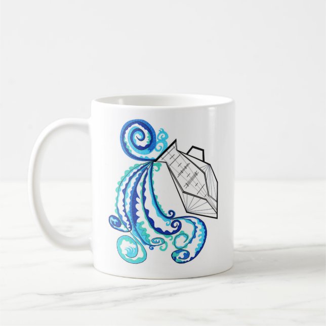 Tasse de signe de zodiaque de Verseau (Gauche)