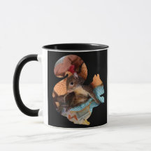 Tasse de silhouette d'amarante