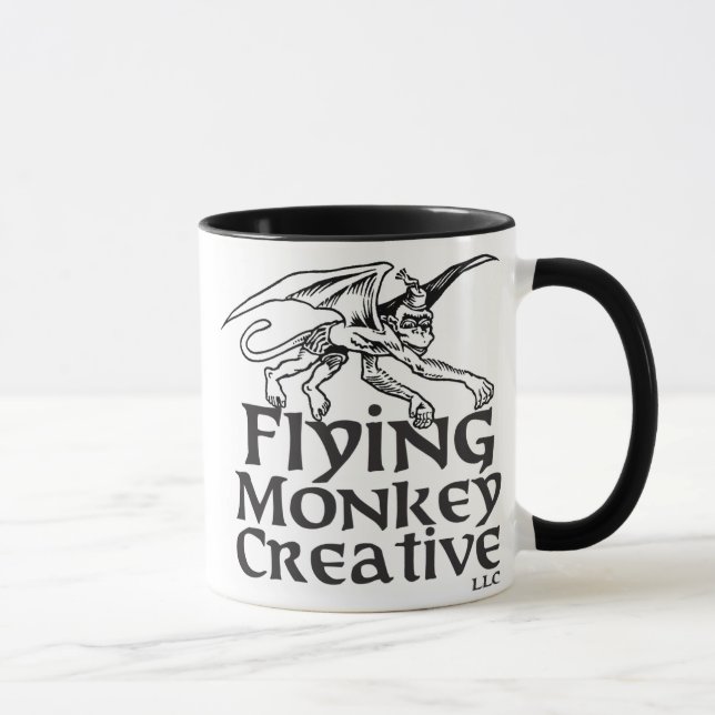 Tasse de singe, b&w (Droite)