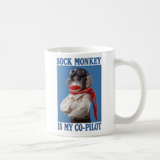 Tasse de singe de co-pilote