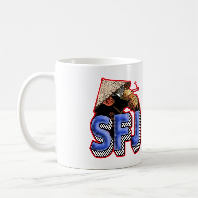 Tasse de singe de Podcast de SFJ (Gauche)