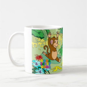 Tasse de singe d'ours de nounours de yoga