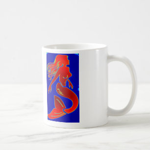 tasse de sirène rouge