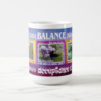 tasse de slogans papillon 12 étapes de gratitude
