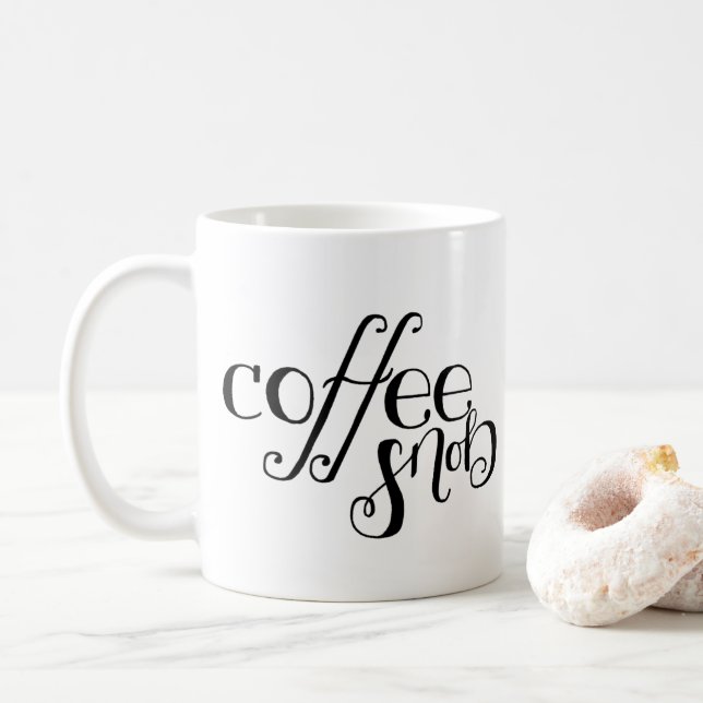 Tasse de snob de café (Avec donut)