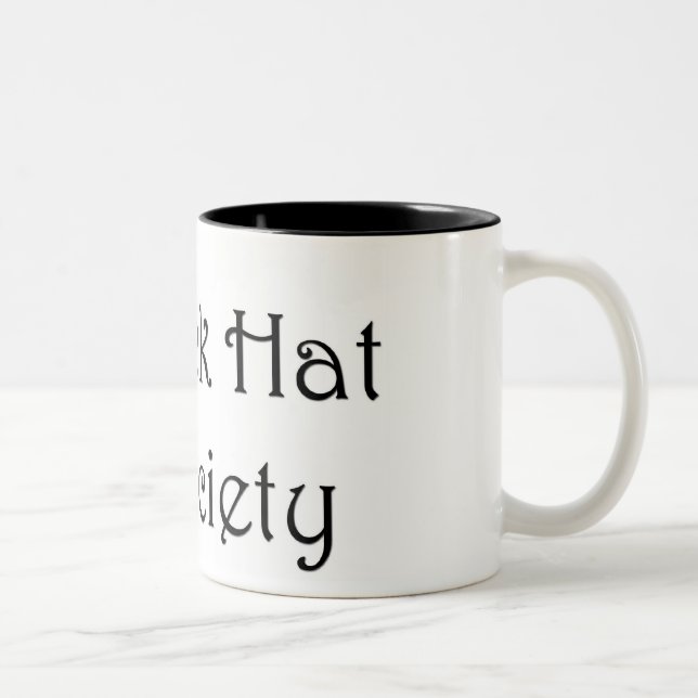 Tasse de société de casquette noir (Droit)