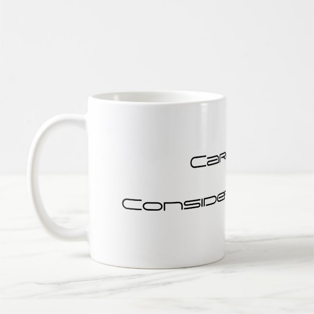Tasse de soin. Considérez-la vide (Gauche)