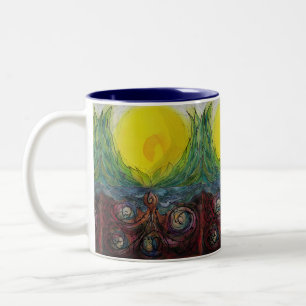 Tasse de soleil bonjour