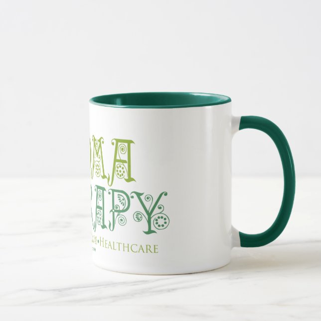 Tasse de sonnerie d'aromathérapie, 11oz (Droite)