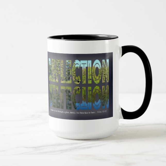 Tasse de sonnerie de la réflexion 15oz (Droite)