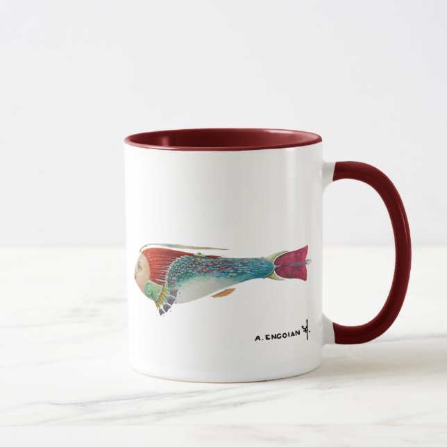 Tasse de sonnerie de poissons de jardin (Droite)