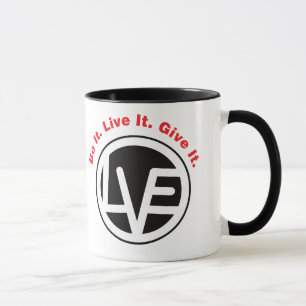 Tasse de sonnerie d'emblème d'amour
