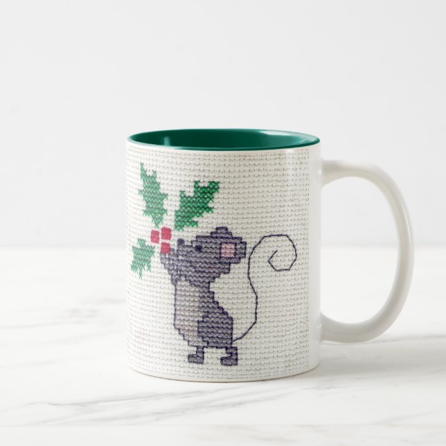 Tasse de souris de Noël (Droit)