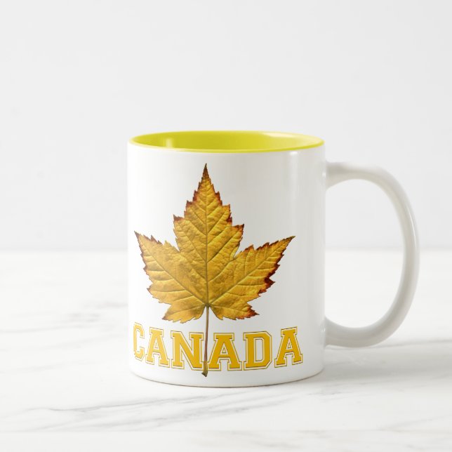 Tasse de souvenir de feuille d'érable du Canada de (Droit)