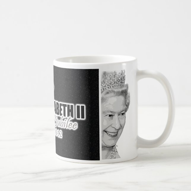 Tasse de souvenir de jubilé de diamant (Droite)