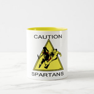 Tasse de Spartans de précaution