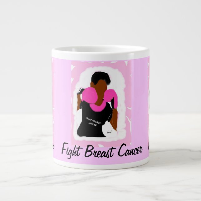 Tasse de spécialité   de cancer du sein de combat (Devant)