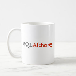 Tasse de SQLAlchemy avec le slogan