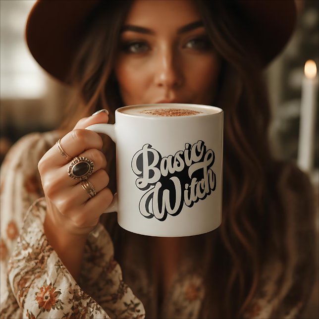 Tasse de style rétro Basic Witch (Créateur téléchargé)