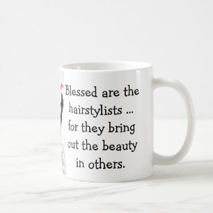 Tasse de styliste en coiffure