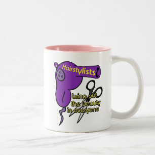Tasse de stylistes en coiffure