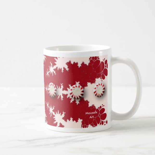 Tasse de sucrerie de menthe poivrée (Droite)
