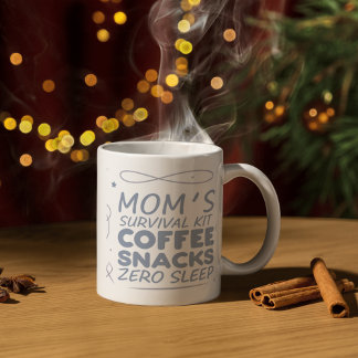 Tasse de survie pour maman drôle 2026, cadeau de n