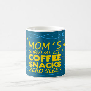 Tasse de survie pour maman drôle 2026, Tasse pour