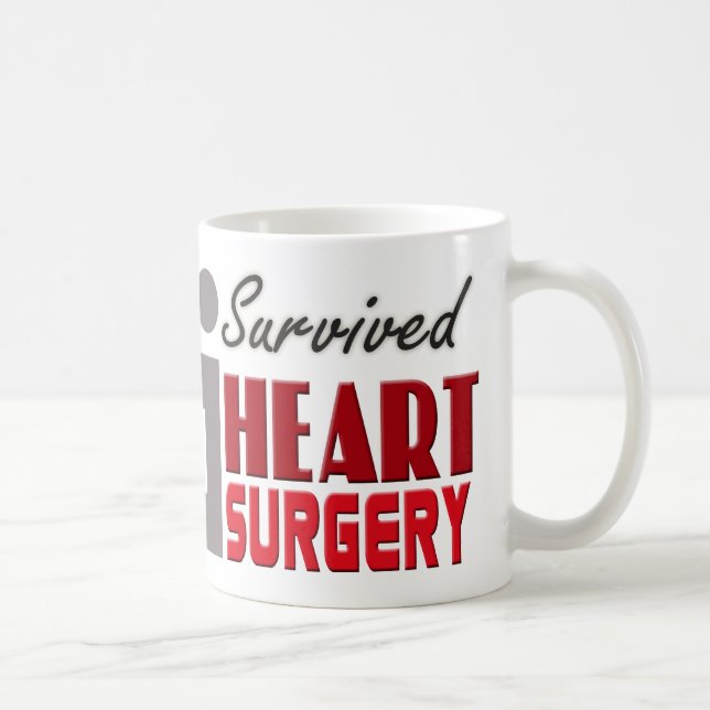 Tasse de survivant de chirurgie cardiaque (Droite)