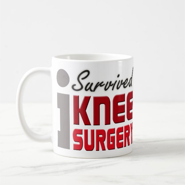 Tasse de survivant de chirurgie de genou (Gauche)