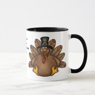 Tasse de Tableau de la Turquie de thanksgiving