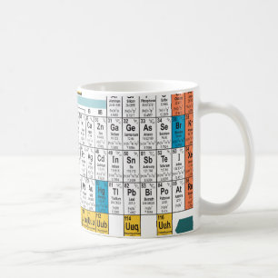 Tasse de Tableau périodique d'Oxygentees