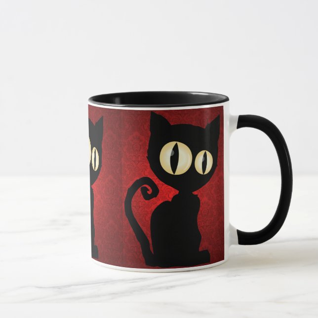 Tasse "de tache d'encre Grand-Eyed" (Droite)