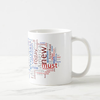 Tasse de Tagcloud de la parole d'inauguration