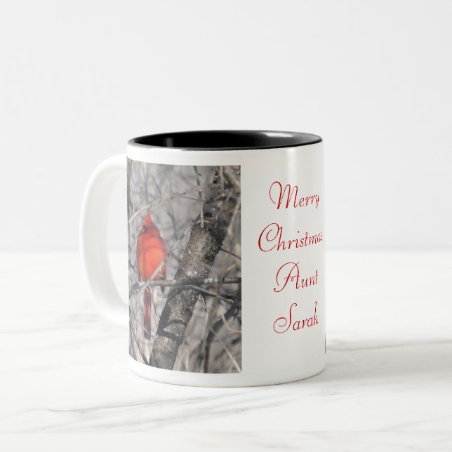 Tasse de tante café de Joyeux Noël par Janz (Devant gauche)