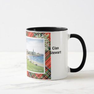 Tasse de tartan, clan Stewart royal