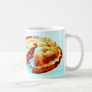 tasse de tarte aux cerises