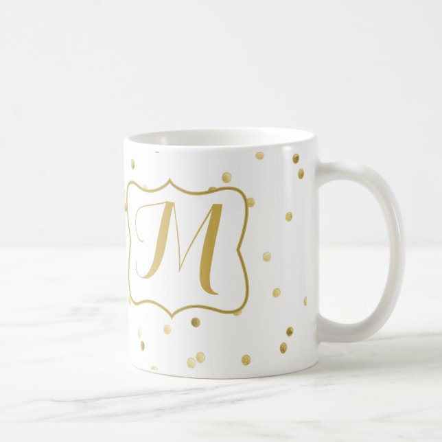 Tasse de tasse de café de polka de point de (Droite)